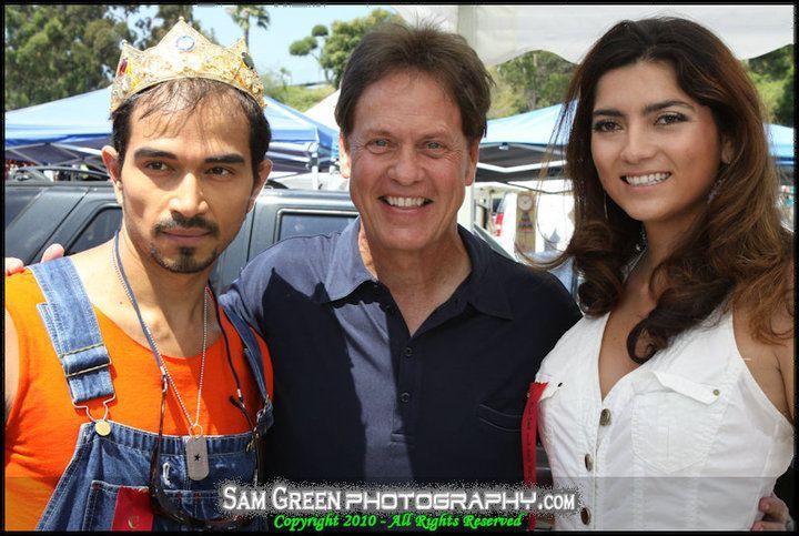 The World’s No.1 Superstar®, Sidow Sobrino with entertainer Rick Dees and actress Blanca Blanco