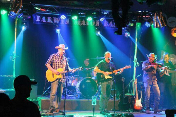 Darwin Macon Band Live Pic