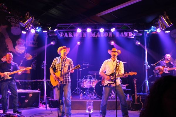 Darwin Macon Band Live Pic