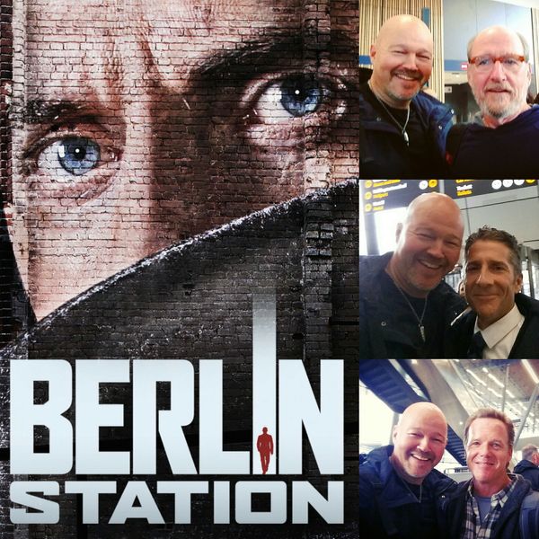 Terje Eide as an extra on the set of TV series Berlin Station